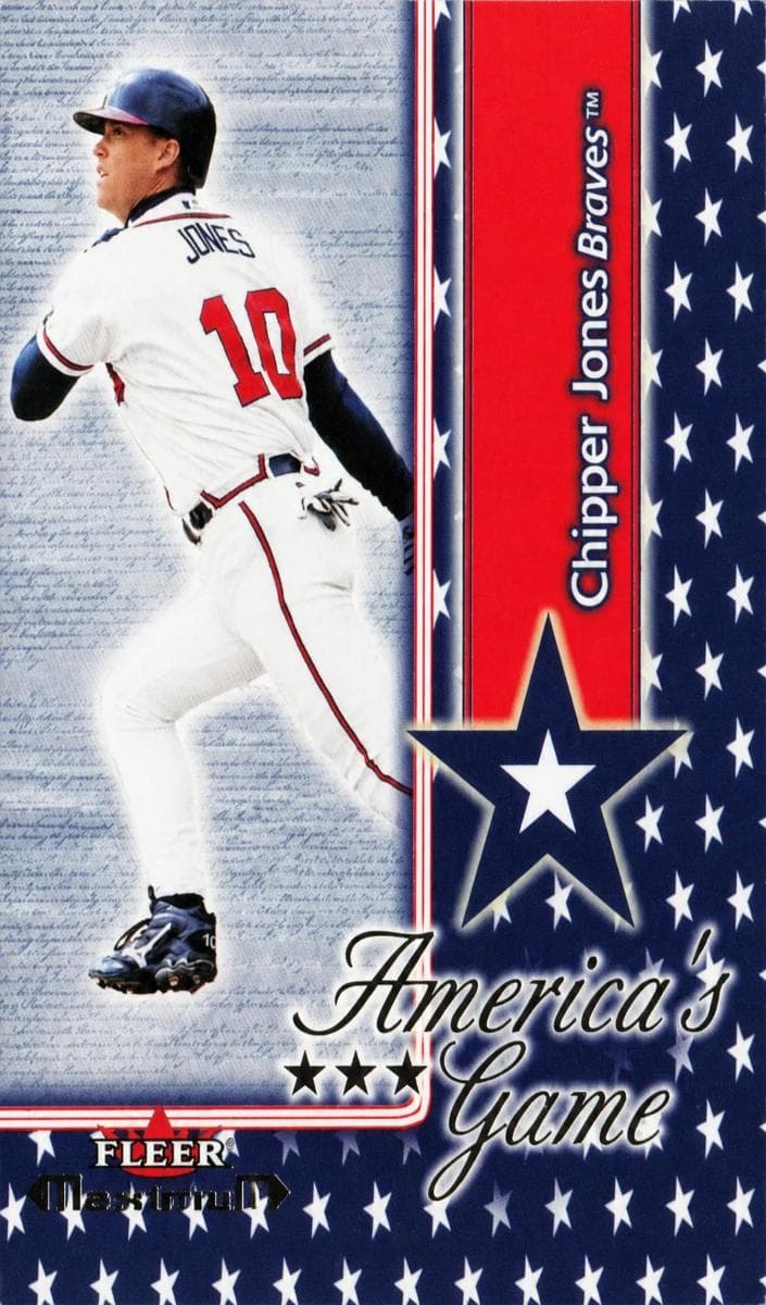 Chipper Jones 2002 fleer Fleer Maximum