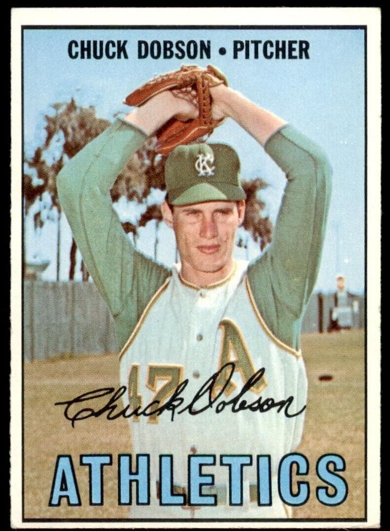 Chuck Dobson 1967 topps Topps