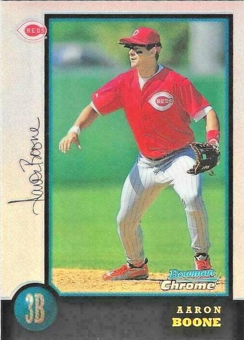 Aaron Boone 1998 bowman Bowman Chrome