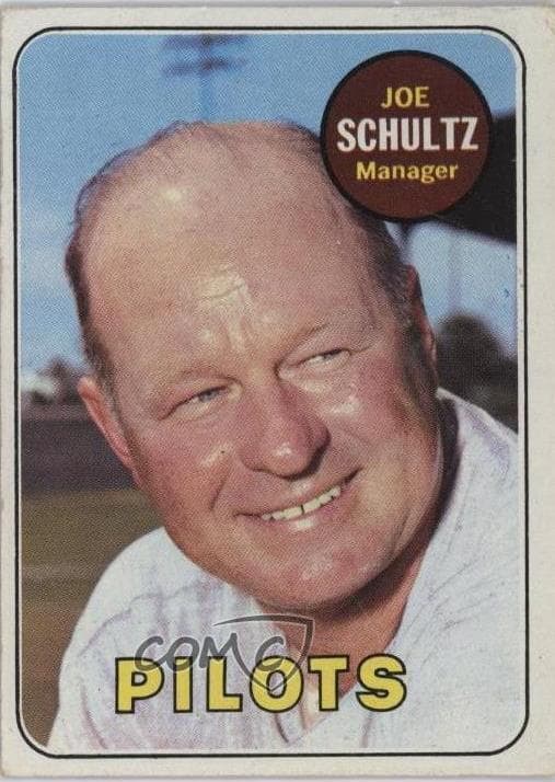 Joe Schultz 1969 topps Topps