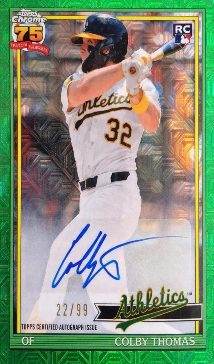Colby Thomas 2026 topps Topps