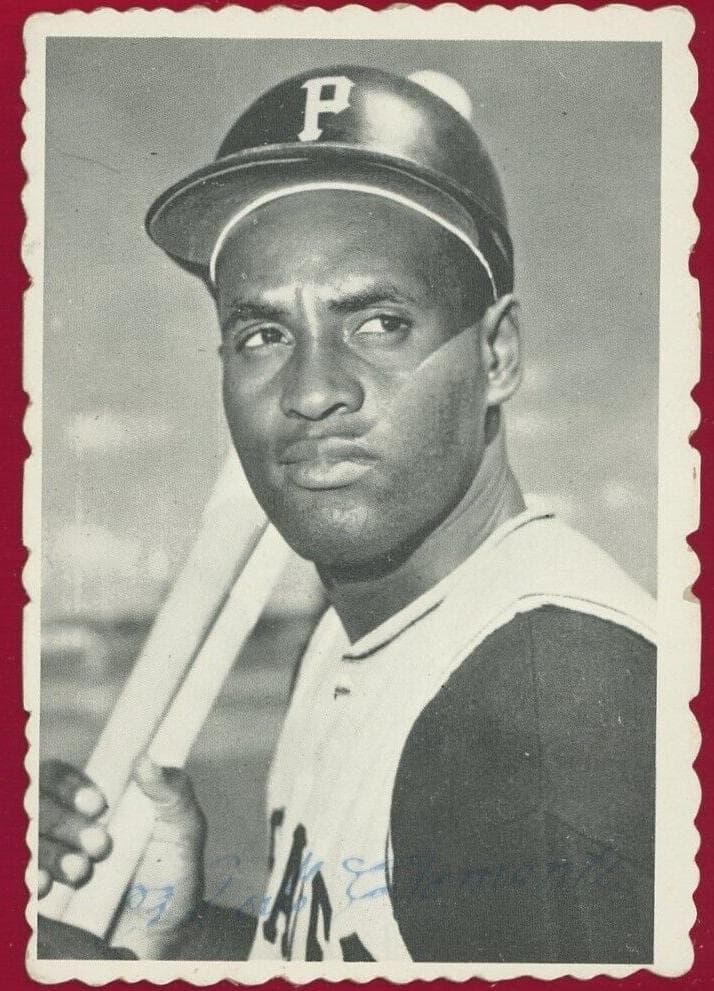 Roberto Clemente 1969 topps Deckle Edge