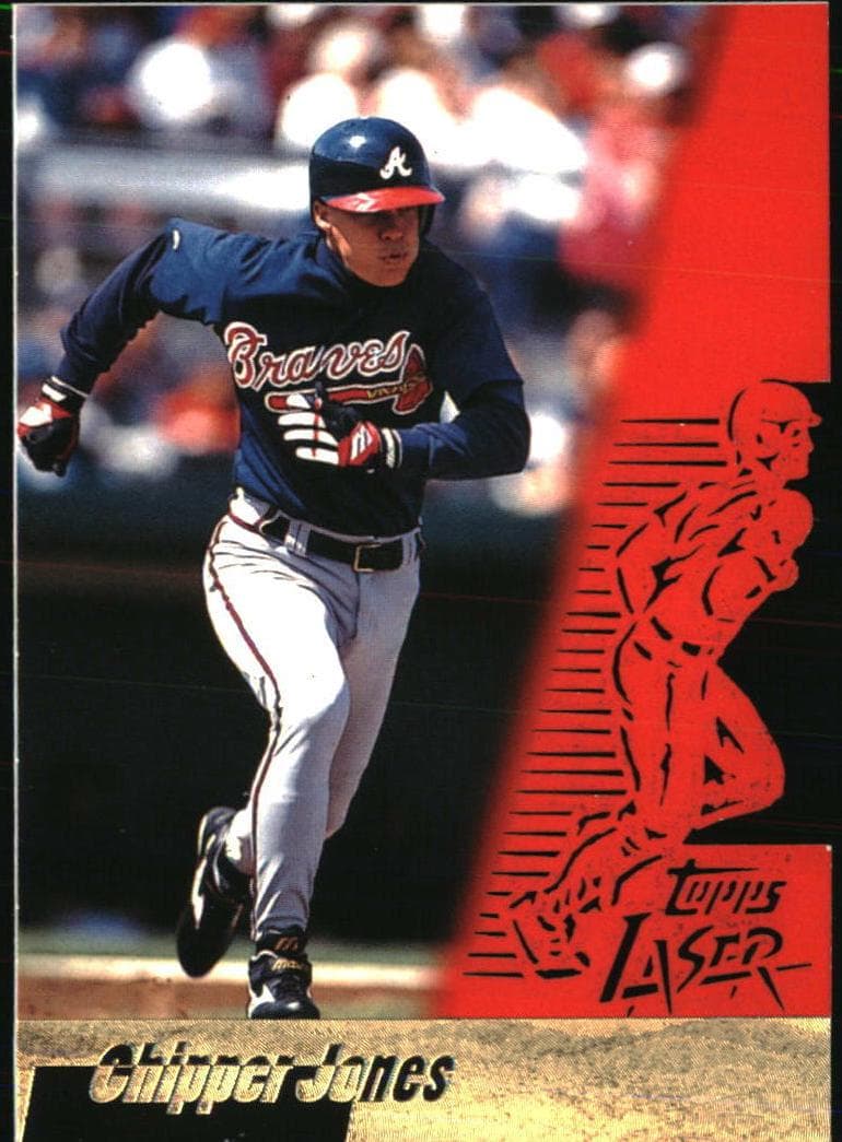 Chipper Jones 1996 topps Laser