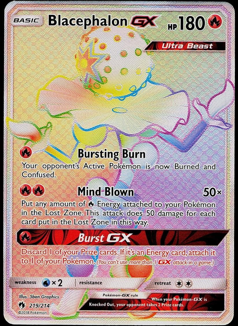 Blacephalon-GX trading card
