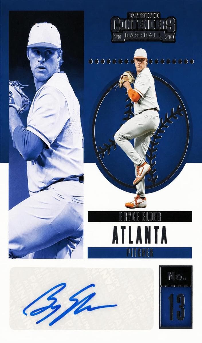 Bryce Elder 2020 panini Panini Contenders