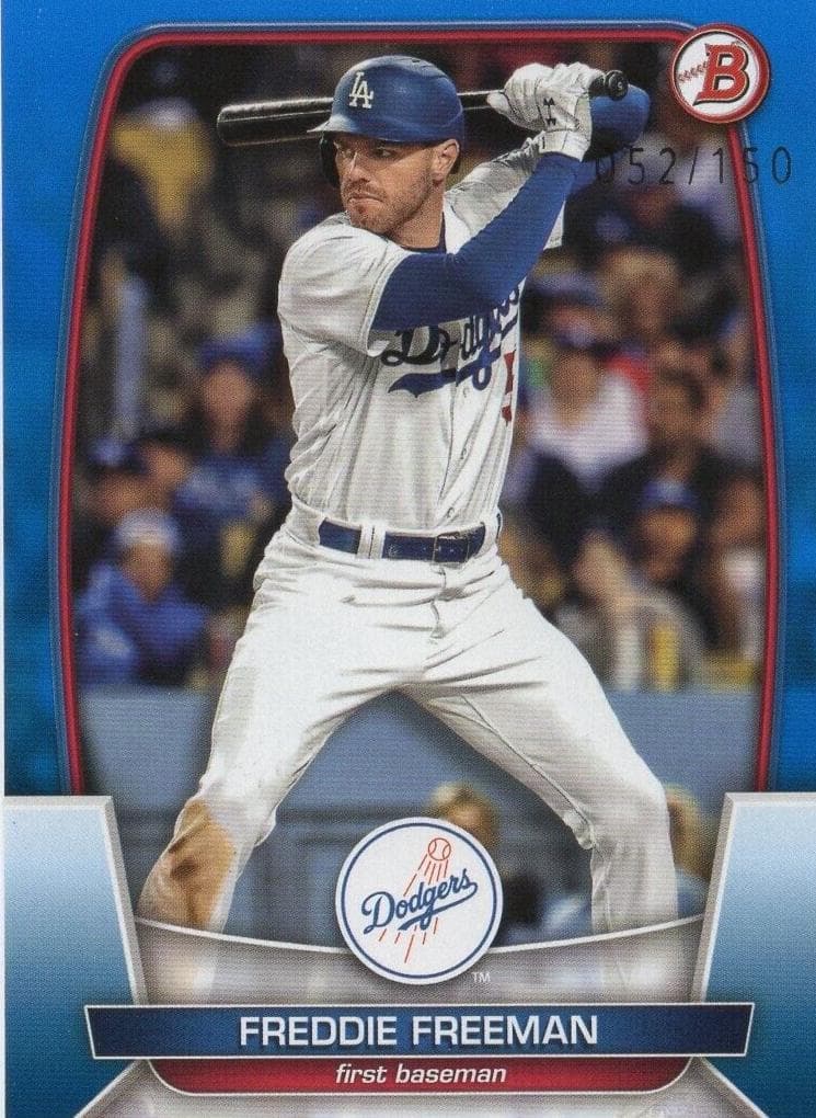 Freddie Freeman 2023 bowman Bowman