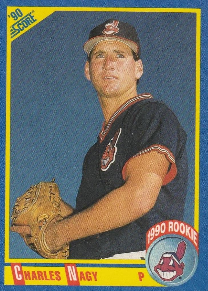 Charles Nagy trading card