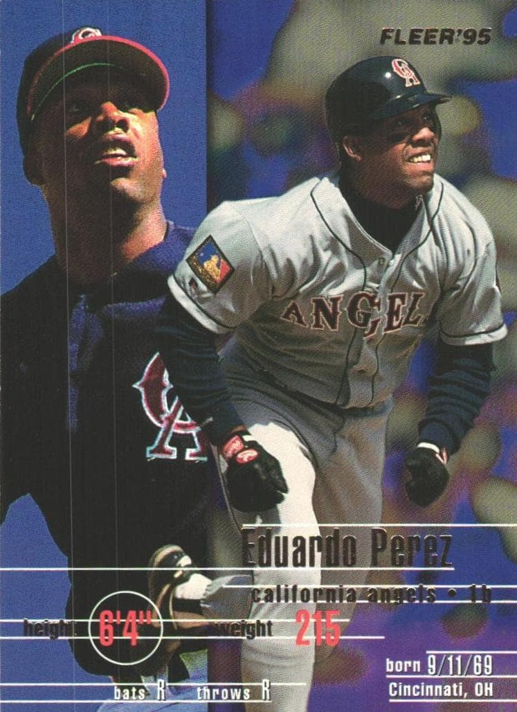 Eduardo Perez 1995 fleer Fleer