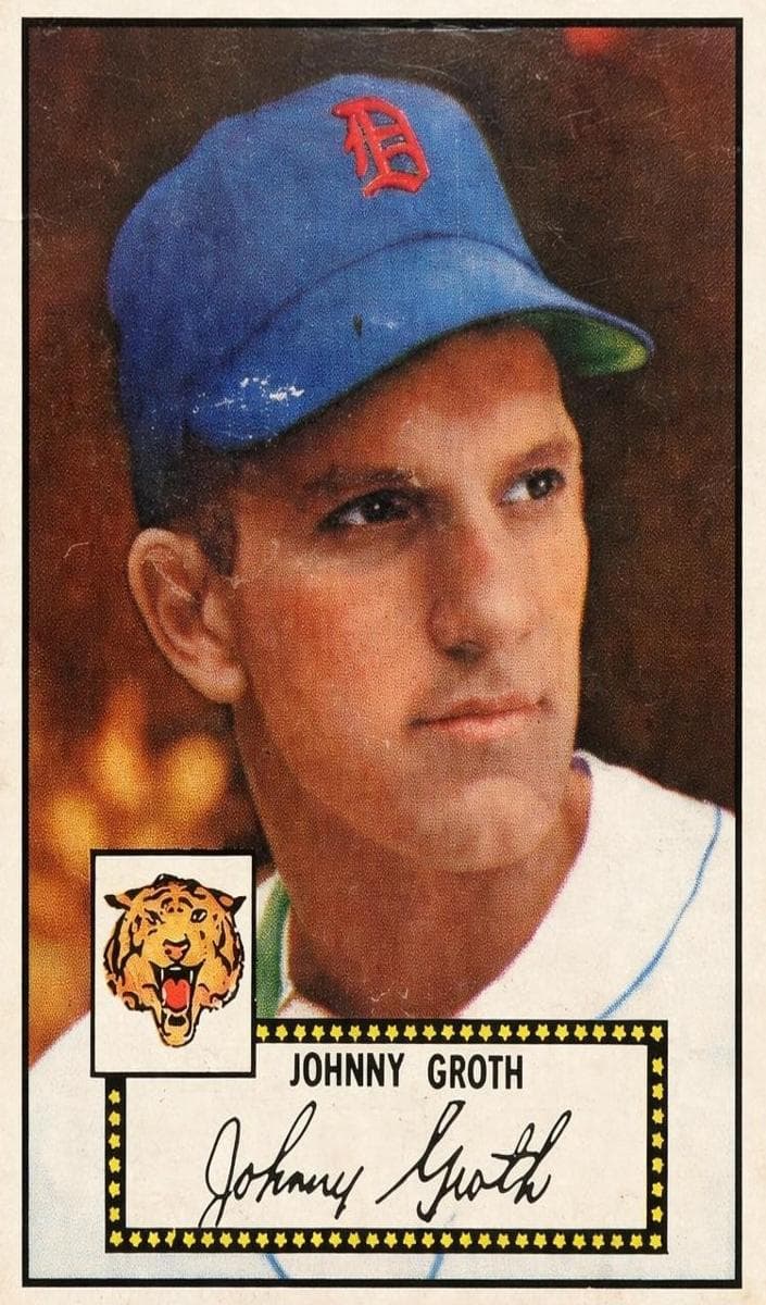 Johnny Groth 1952 topps Topps