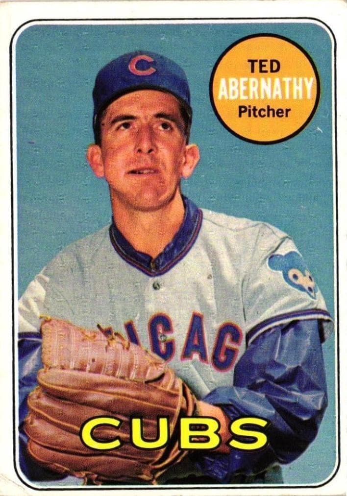 Ted Abernathy 1969 topps Topps