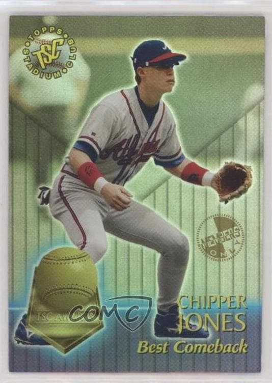 Chipper Jones 1996 leaf Leaf
