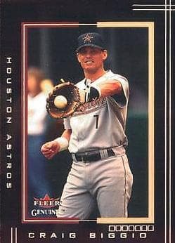 Craig Biggio 2002 fleer Fleer Genuine