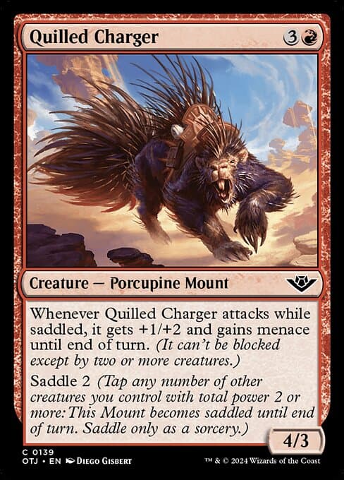 Quilled Charger 2024 Magic: The Gathering Outlaws of Thunder Junction