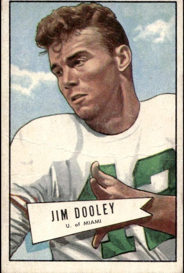 Jim Dooley 1952 bowman Bowman Small