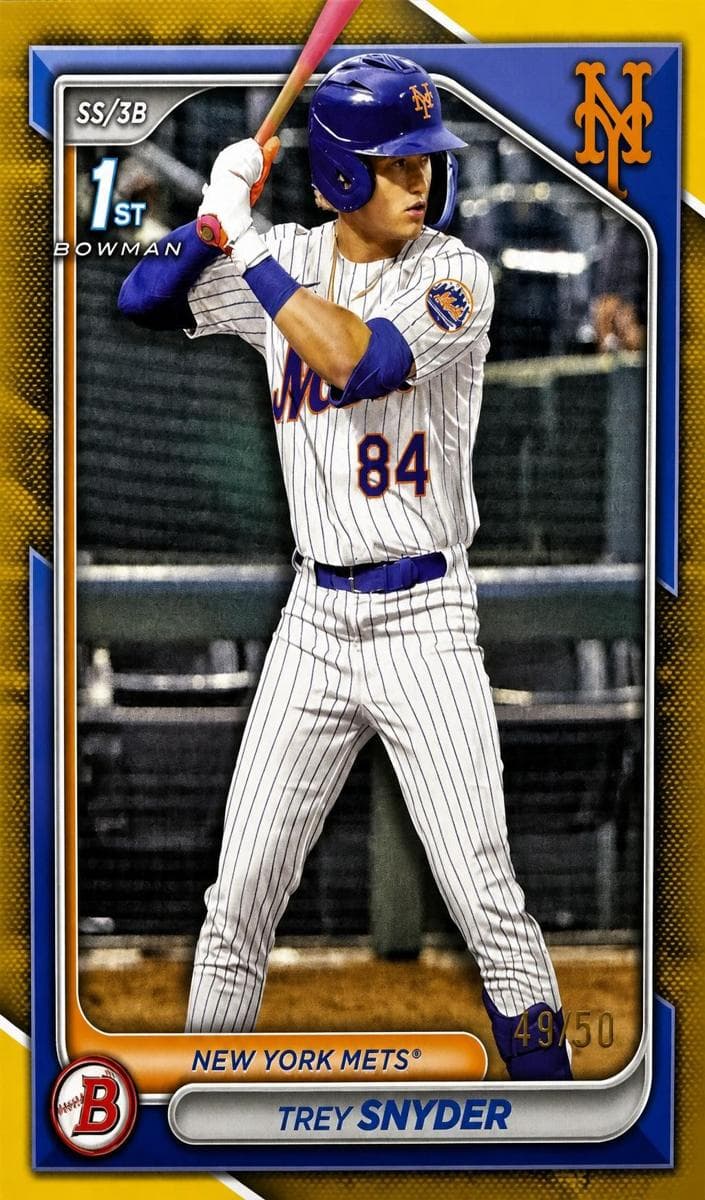 Trey Snyder 2024 bowman Bowman Draft