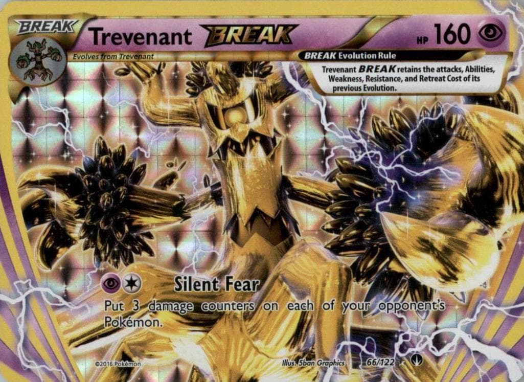 Trevenant BREAK trading card