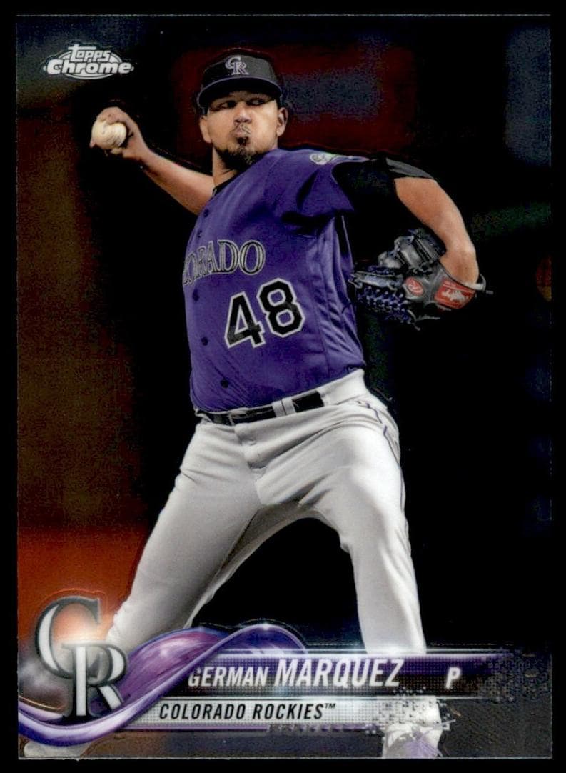 German Marquez 2018 topps Topps Chrome