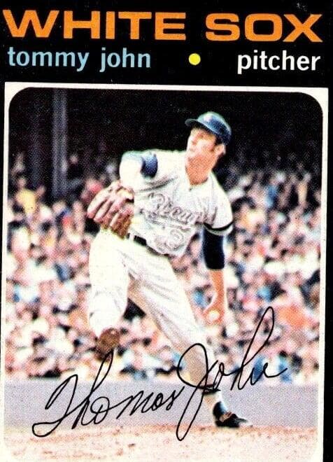 Tommy John 1971 topps Topps