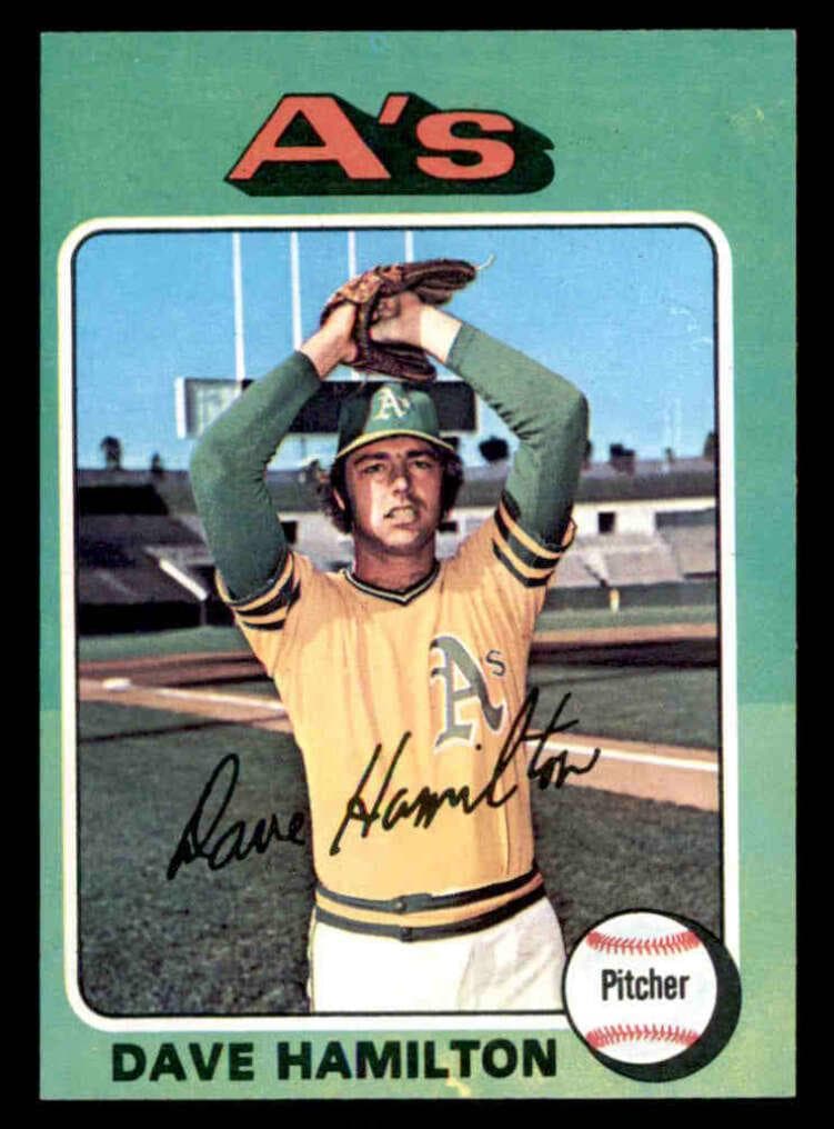 Dave Hamilton 1975 topps Topps