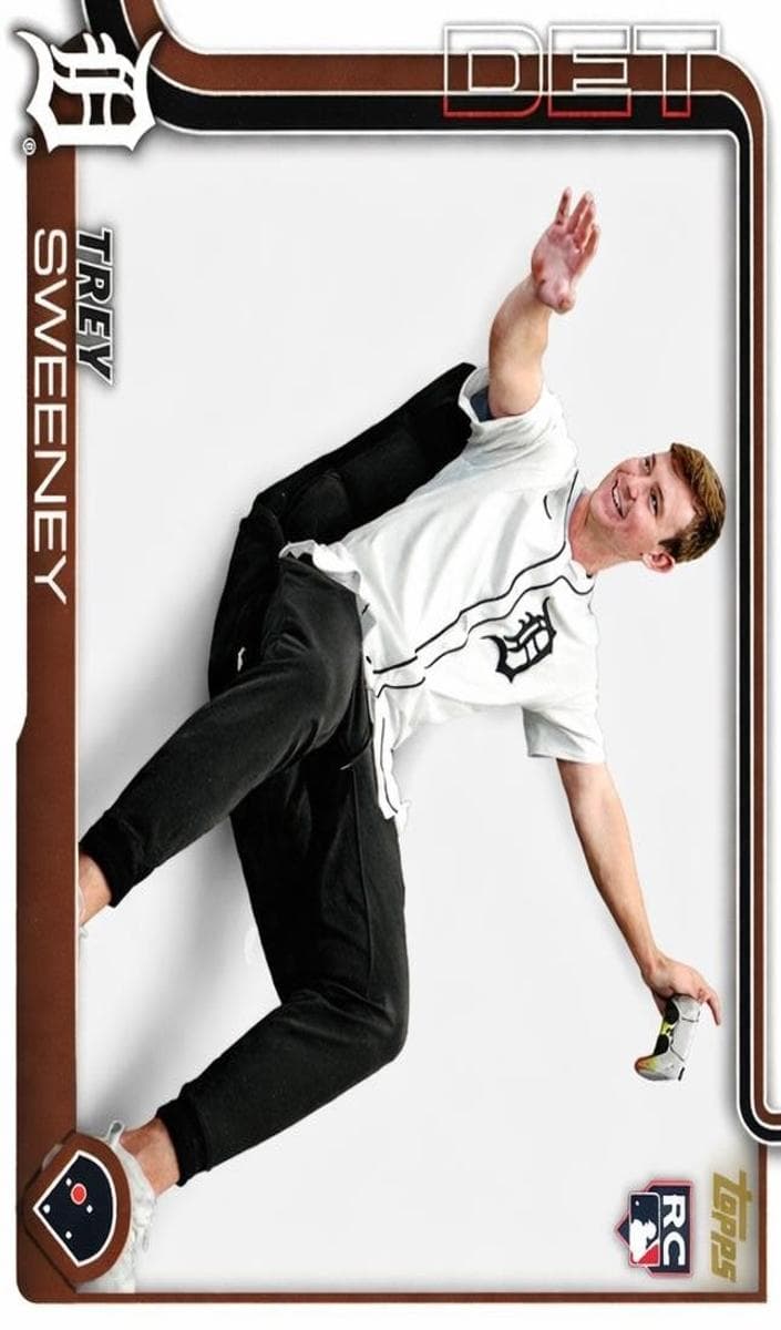 Trey Sweeney 2025 topps Topps