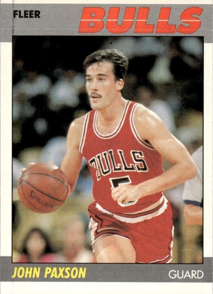 John Paxson trading card