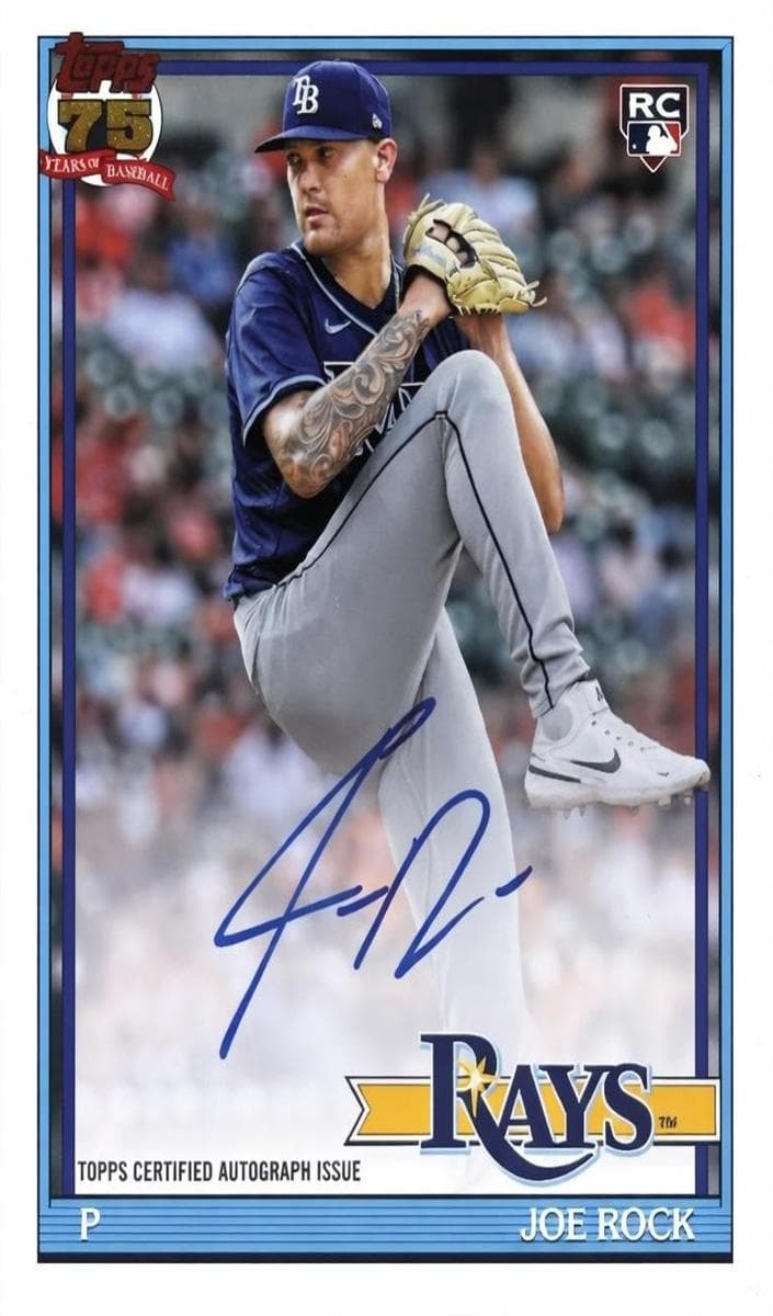 Joe Rock trading card