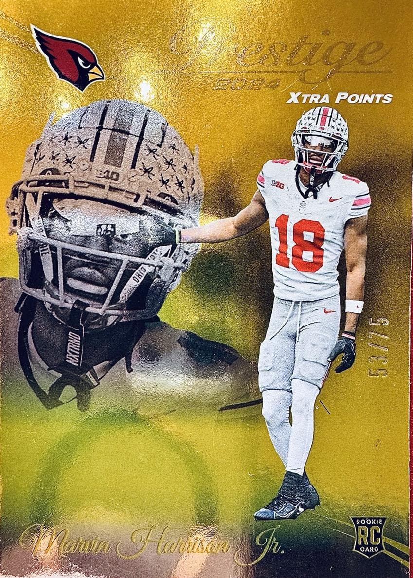 Marvin Harrison Jr. trading card