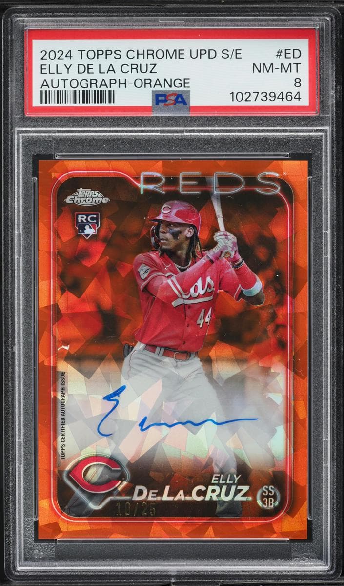 Elly De La Cruz 2024 topps Topps Chrome Update Sapphire Edition