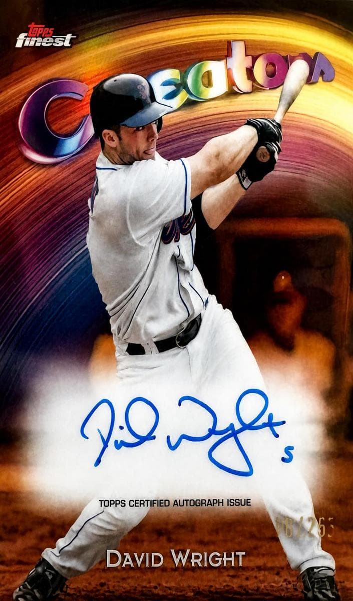 David Wright 2025 topps Topps Finest
