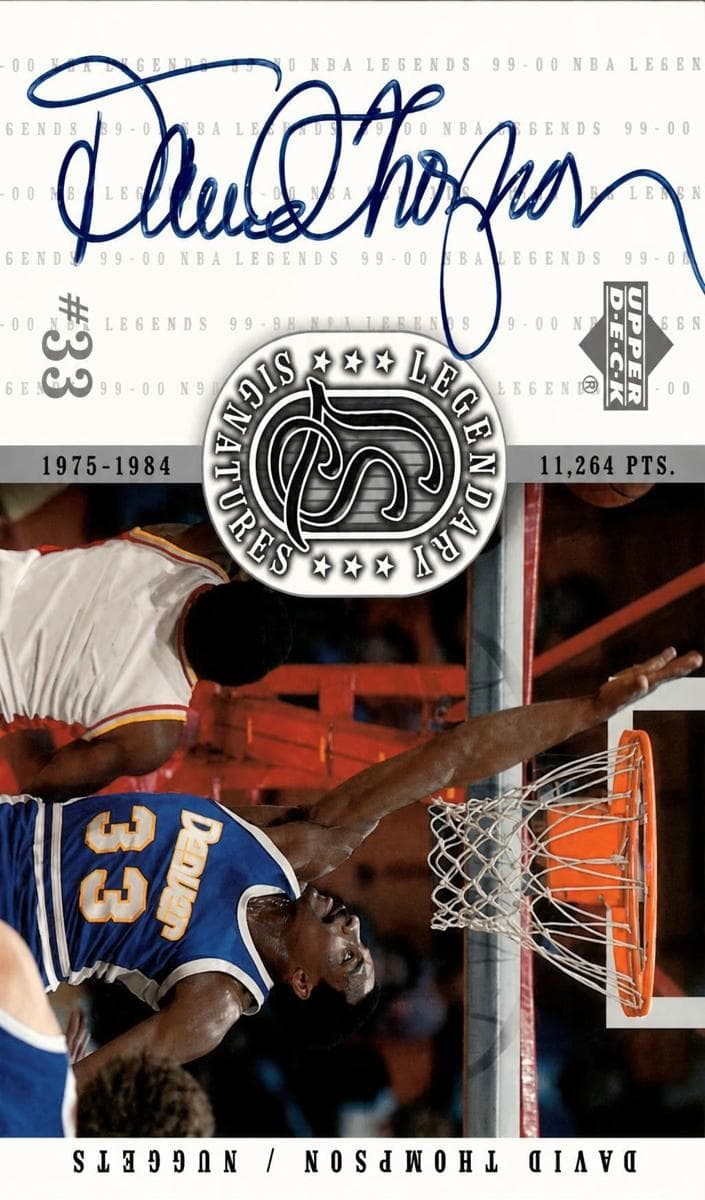 David Thompson 1999 upper-deck Legends