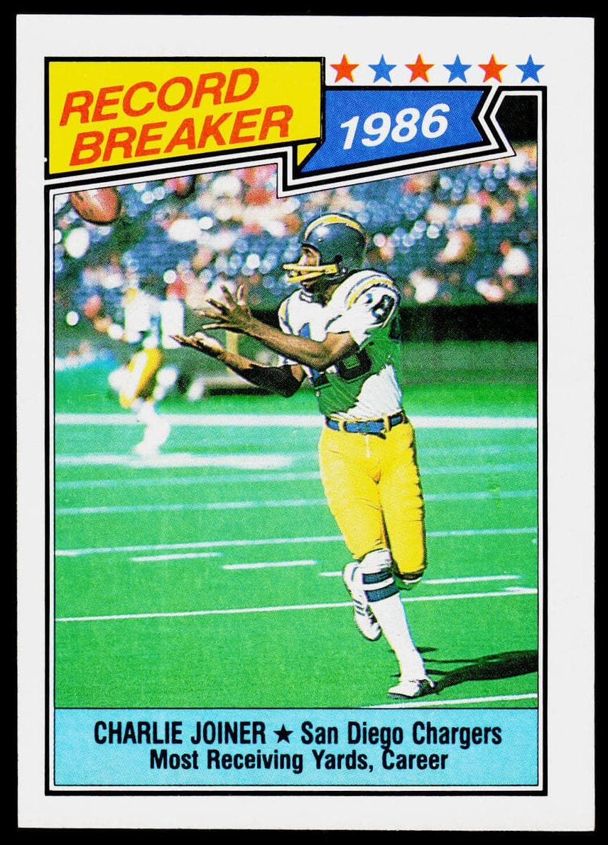 Charlie Joiner 1987 topps
