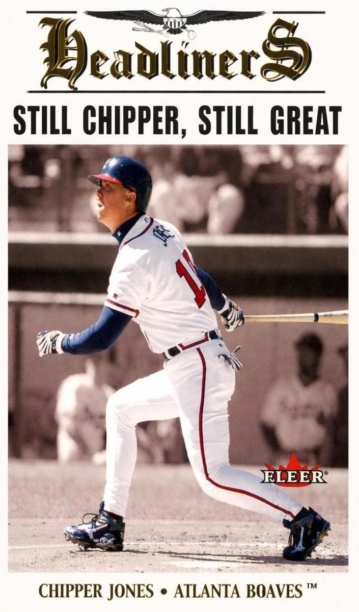 Chipper Jones 2002 fleer