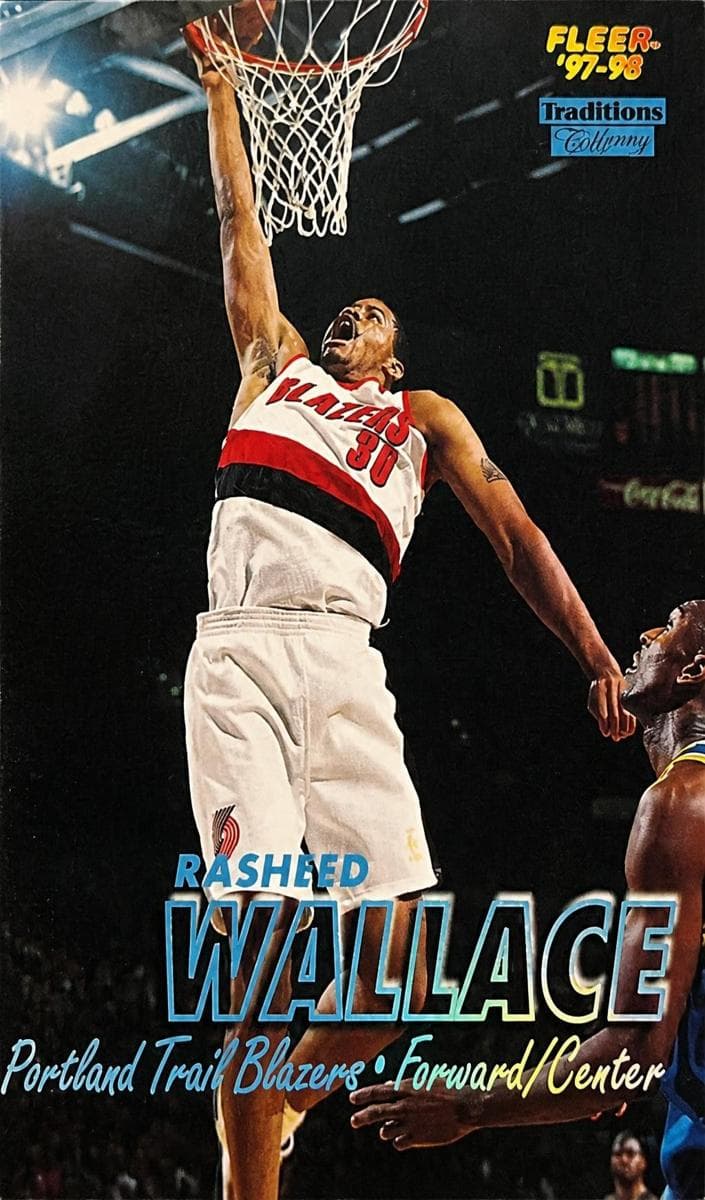 Rasheed Wallace 1997 fleer Fleer