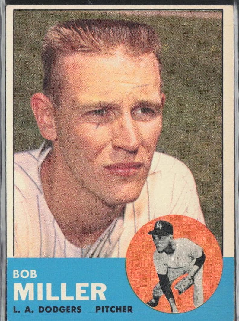 Bob Miller 1963 topps Topps
