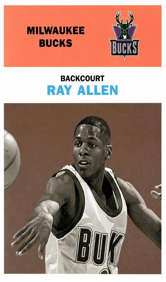 Ray Allen 1998 fleer Fleer Tradition