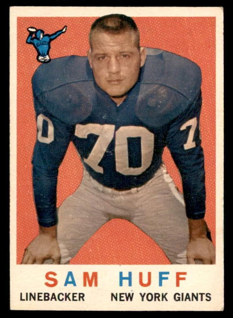 Sam Huff 1959 topps Topps