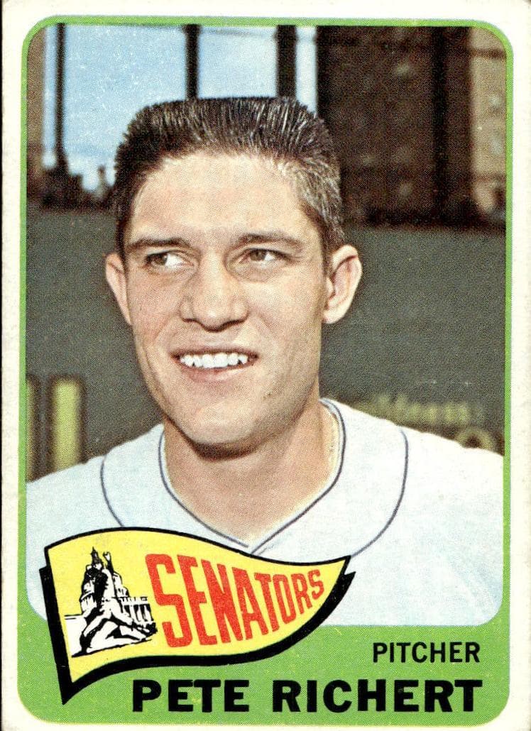 Pete Richert 1965 topps Topps