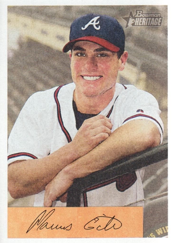 Marcus Giles 2002 bowman Bowman Heritage