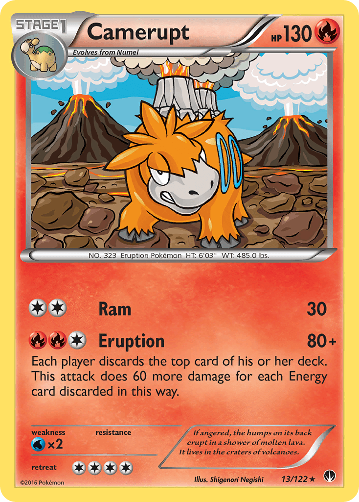 Camerupt 2023 Pokemon 2003 Topps Advanced