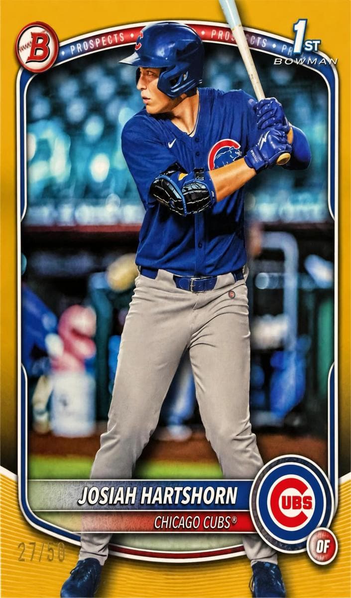 Josiah Hartshorn trading card