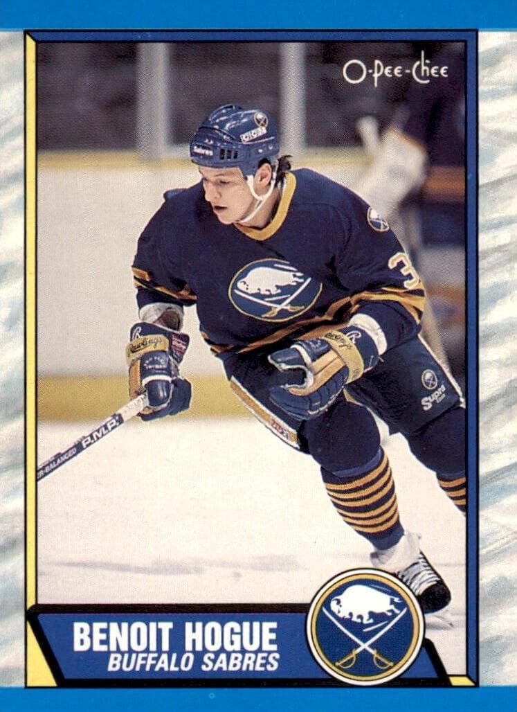 Benoit Hogue trading card