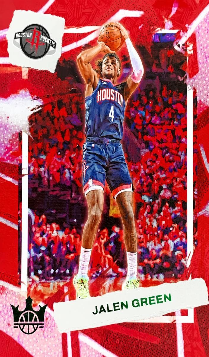 Jalen Green 2022 panini Panini Court Kings