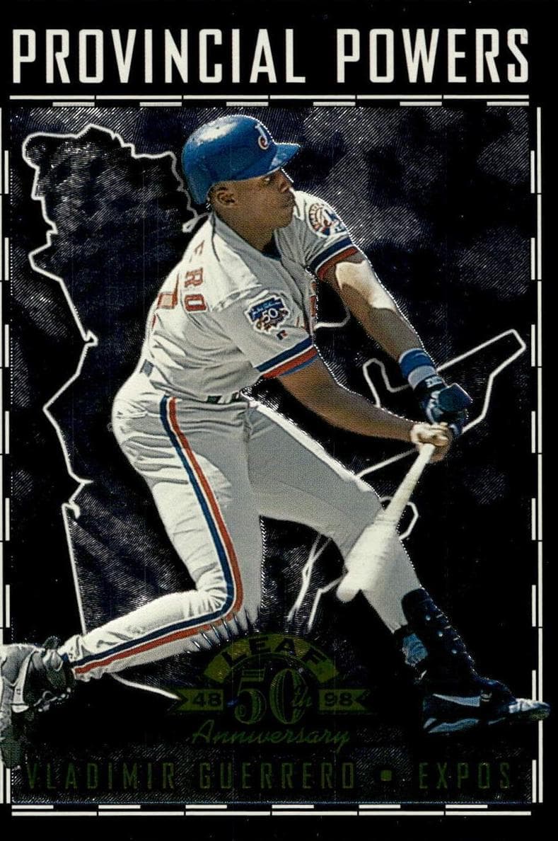 Vladimir Guerrero 1998 leaf Leaf