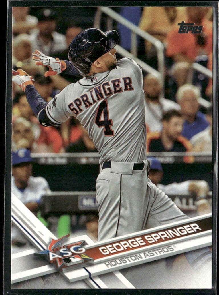 George Springer 2017 topps Topps Update