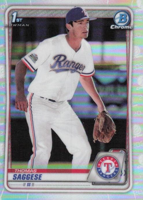 Thomas Saggese 2020 bowman Bowman Draft
