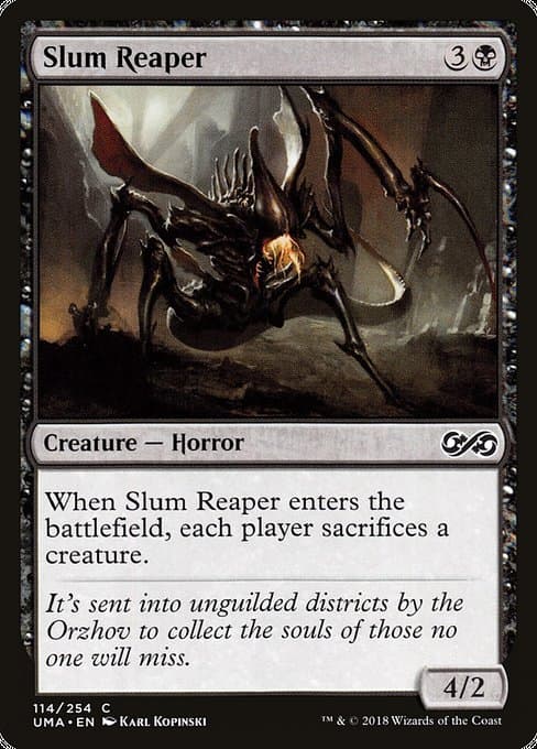 Slum Reaper 2018 Magic: The Gathering