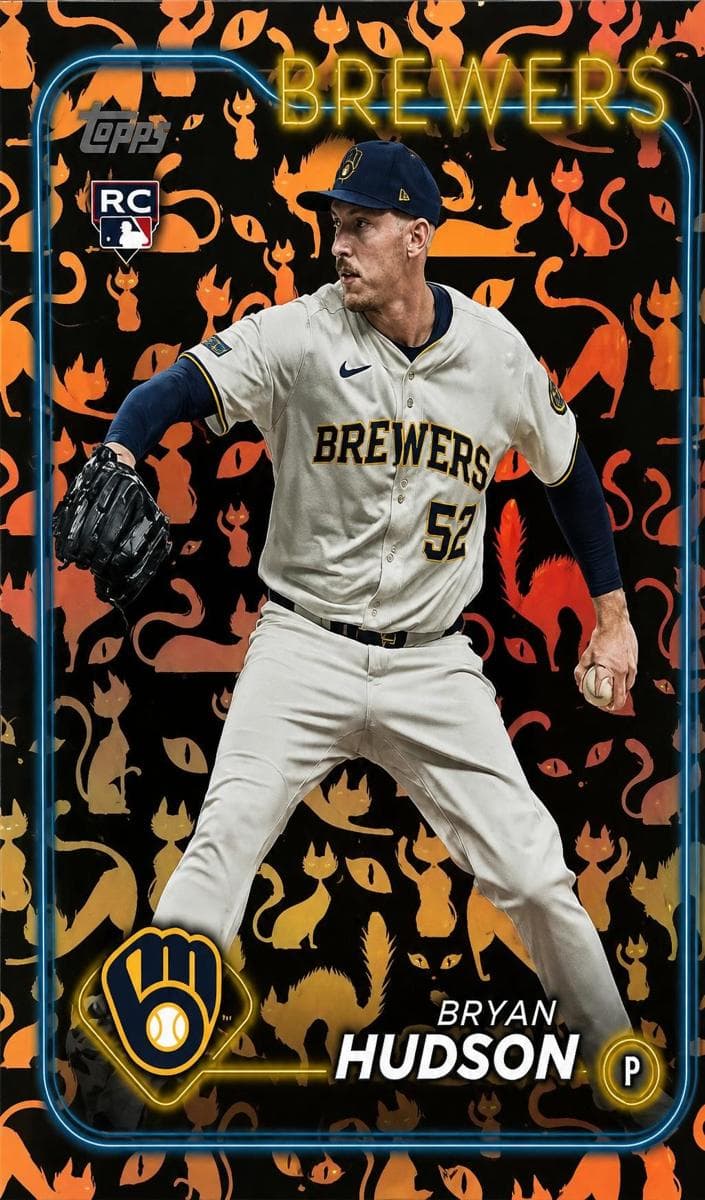 Bryan Hudson trading card