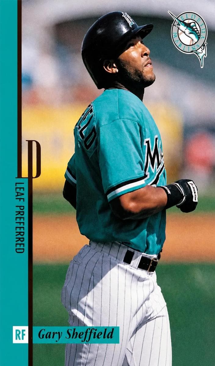Gary Sheffield 1996 leaf Leaf Preferred