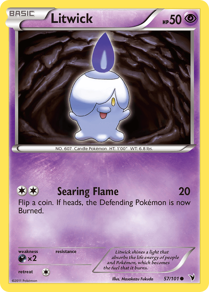 Litwick 2011 Pokemon Noble Victories