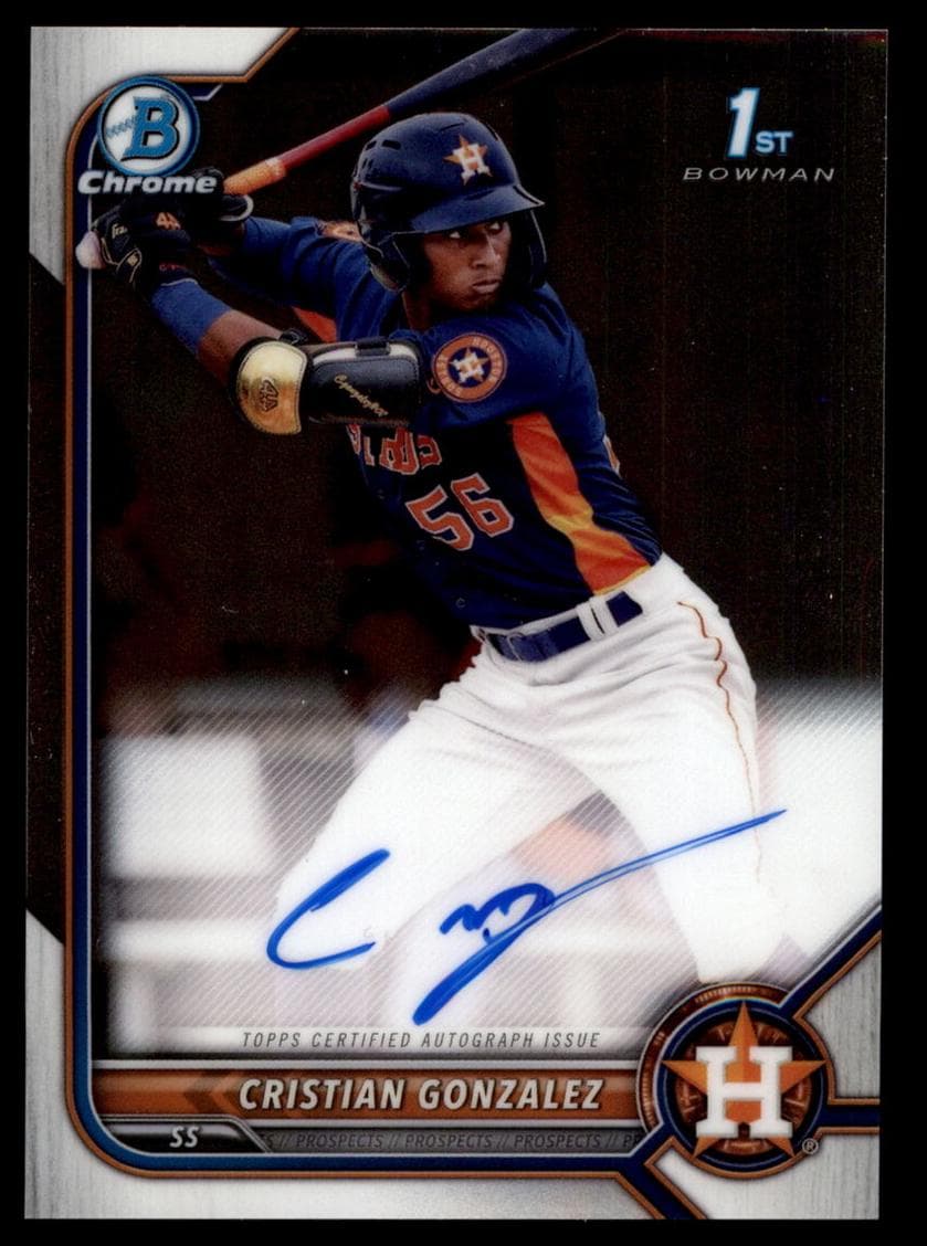 Cristian Gonzalez trading card